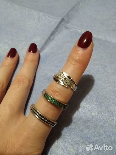 Три серебряных кольца