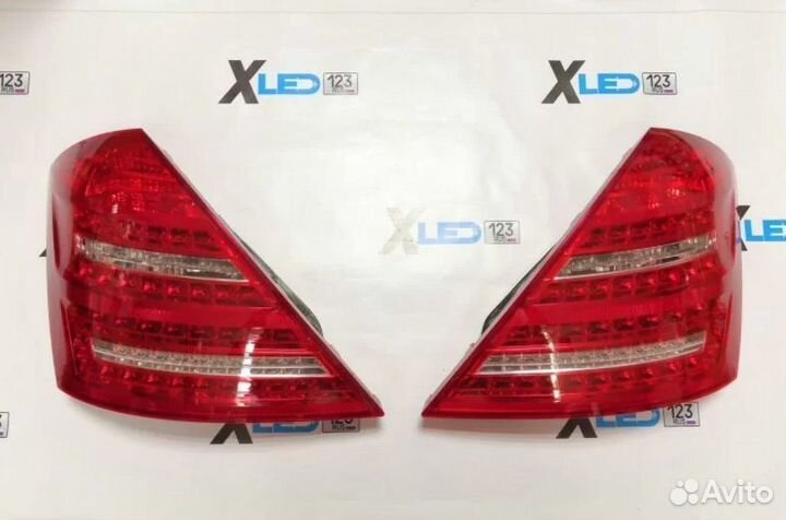 Фонарь левый правый Mercedes S W221 рестайлинг