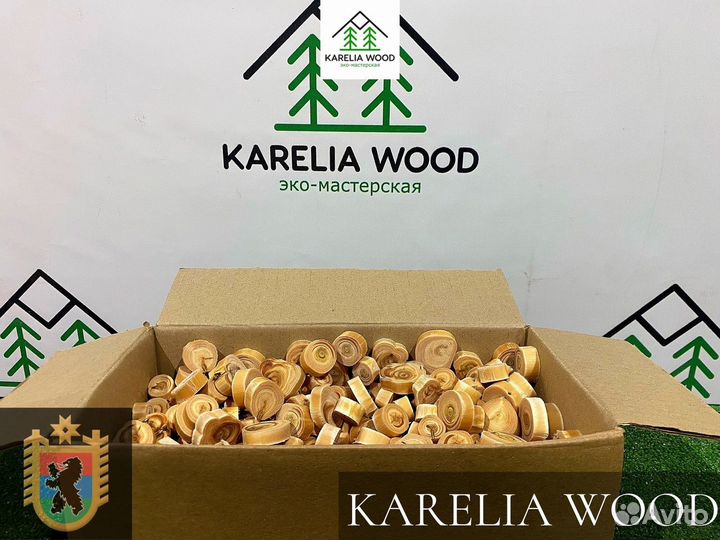 Можжевеловое панно из Карельского леса