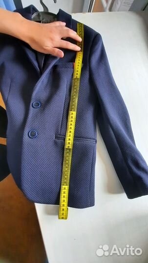 Пиджак 128 для мальчика синий