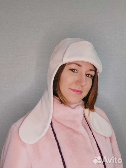 Шапка ушанка женская