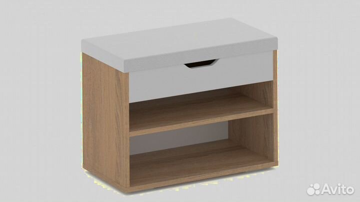 Тумба для обуви с сиденьем