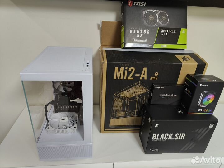 Игровой компьютер Intel 12100f, Nvidia GTX1660