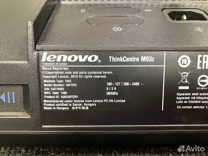 Моноблок Lenovo ThinkCentre M93z i7/16GB/SSD 256