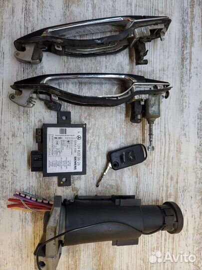 Комплект замков, ключа и иммобилайзерW140 рест