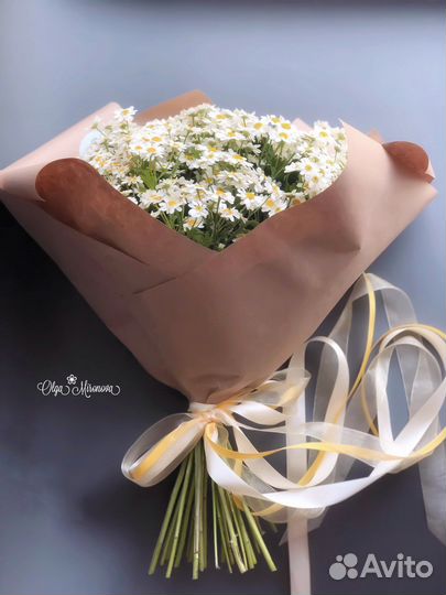 Ромашки букет цветы