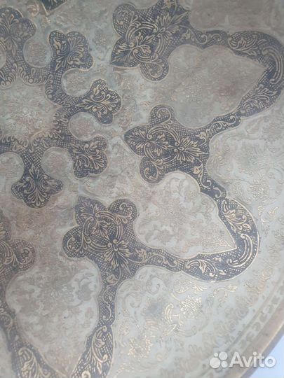 Блюдо латунь