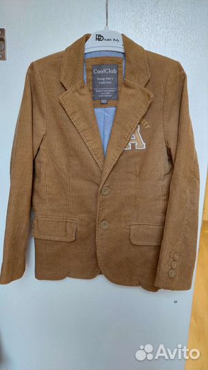Пиджак вельветовый 104 и 122
