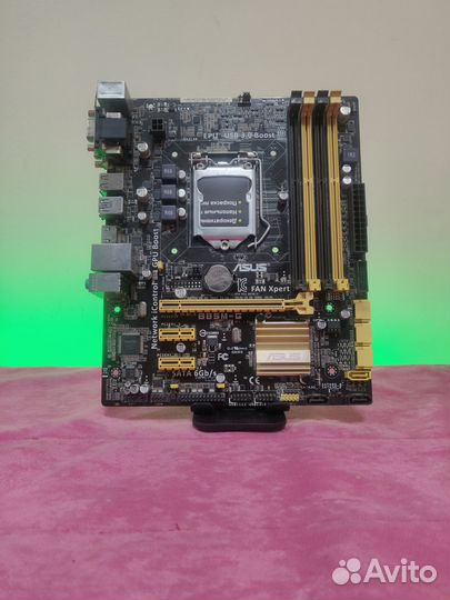 Мат. плата asus B85G-G/LGA1150/DDR3/mATX