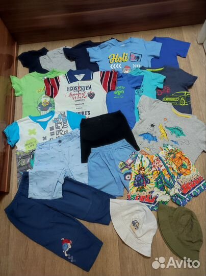 2 больших пакета вещей для мальчика 104-110-116