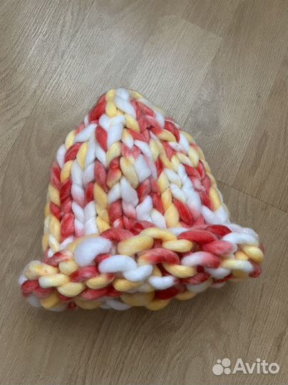 Шапка крупная вязка