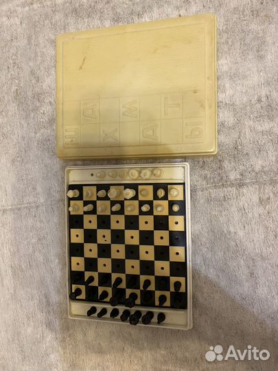 Шахматы дорожные мини СССР