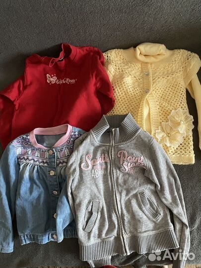 Вещи пакетом на девочку 110-116-122
