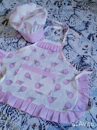 Фартук и колпак взрослый или детский