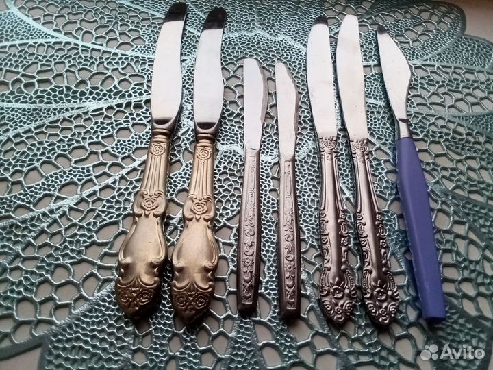 Вилки, ложки, ножи нержавейка, мельхиор добор СССР