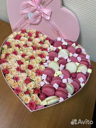 Розы в коробке