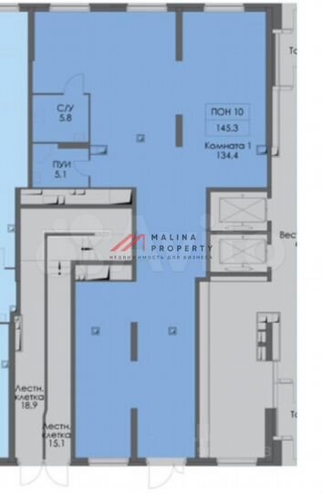 Сдам торговое помещение, 145 м²