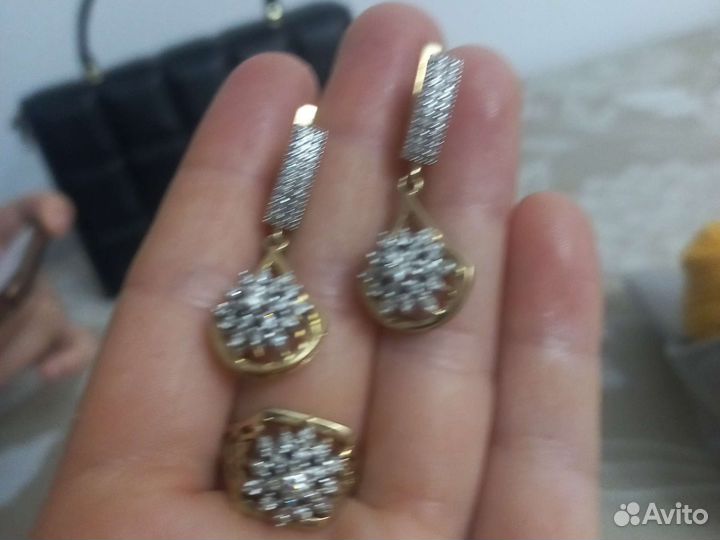 Серьги с бриллиантами