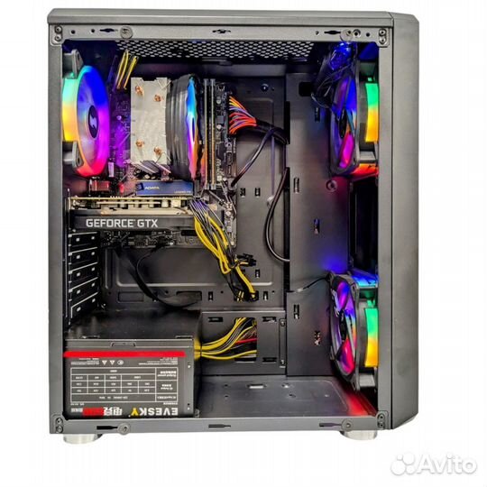 Игровой пк Core i3 10100F/16Gb/SSD 512Gb/GTX 1660