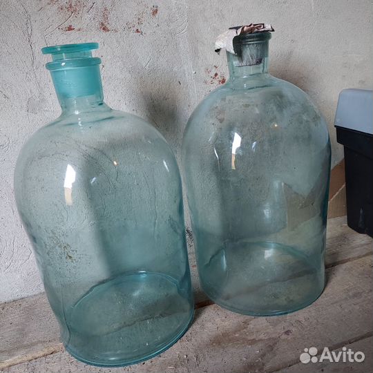 Бутыль стеклянная 10 литров