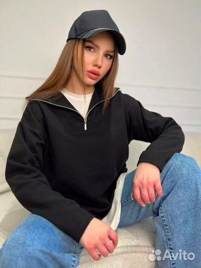 Кофта полузамок безбренд