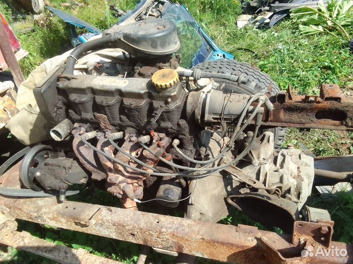 Двигатель на opel астра 1.6 вместе с коробкой