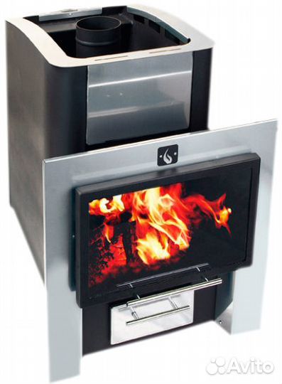 Печь На Дровах Термофор 12 Плазма антрацит Термофо