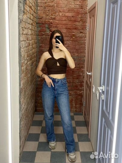 Джинсы lime 28 с разрезами