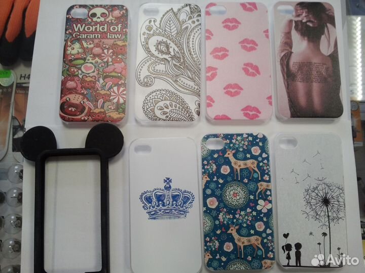 Чехлы для iPhone 4/4S 5/5S+ Защитная пленка