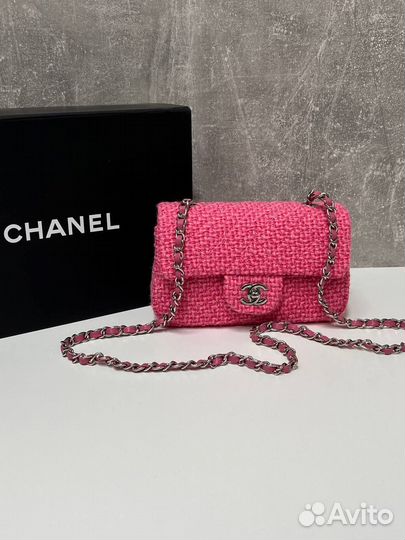 Мини сумка Chanel 2.55 твид