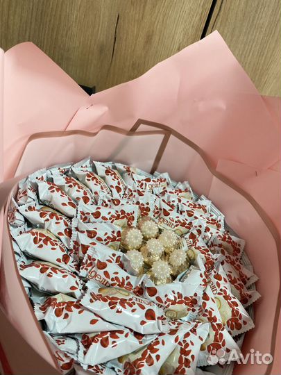 Цветы из канфет