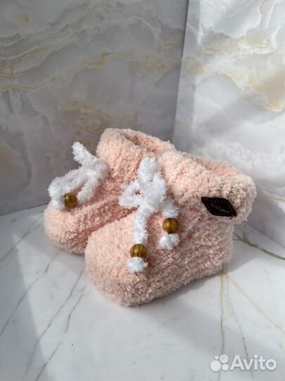 Пинетки детские вязаные ручная работа