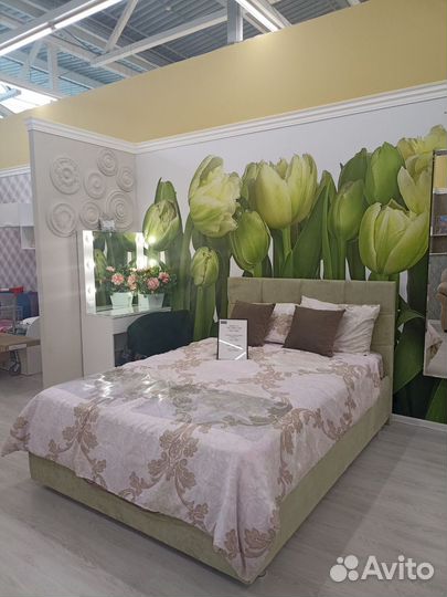 Кровать с матрасом премиум-класса 140 200 новая