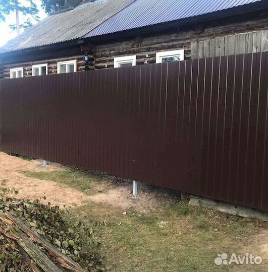 Забор из профлиста