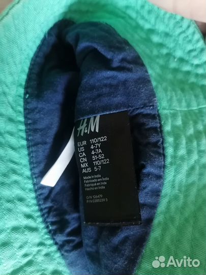 Панамы Н&М, кепки Next и др