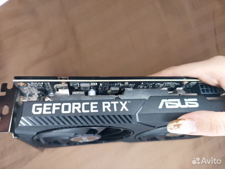 Видеокарта Asus GeForce RTX 3060ti dual 8gb(LHR)