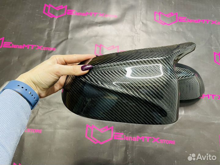 Накладки на зеркала BMW X5 G05 X6 G06 карбон