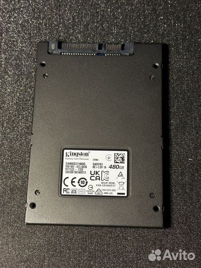 SSD Kingston A400 480gb