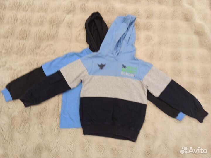 Худи и рубашка поло на мальчика рост 128 см