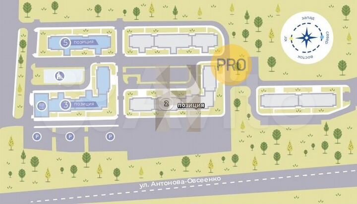 Квартира-студия, 27,1 м², 6/17 эт.