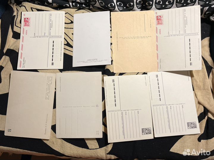 Открытки СССР чистые