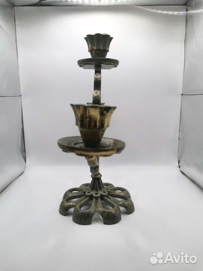 Подсвечник на 3 свечи Силумин Аллюминий