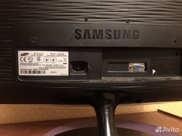 Широкоформатный монитор samsung SyncMaster b2230