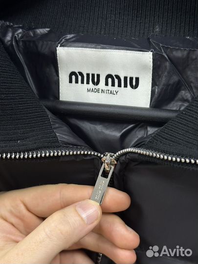 Куртка miu miu пуховик