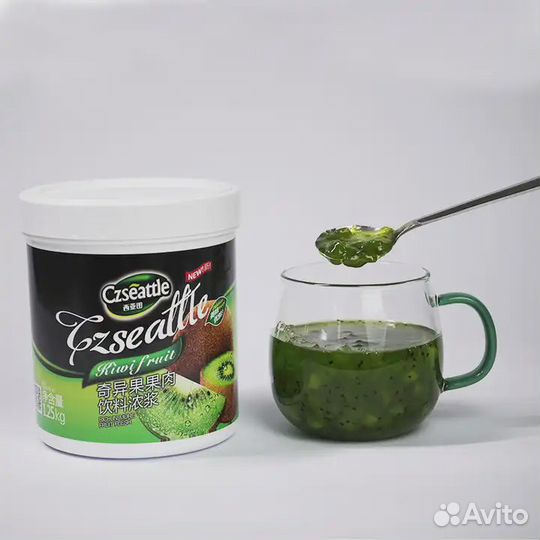 Джем с кусочками из киви для напитков Бабл Ти