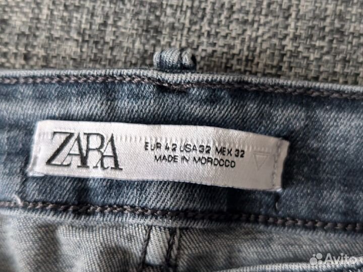 Джинсы zara мужские slim