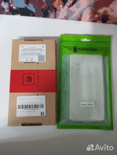 Чехол и стекло на iPhone