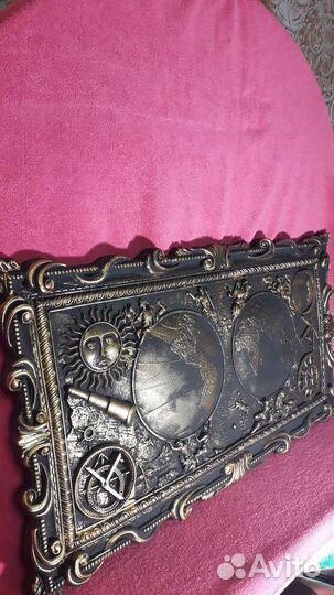 Панно на стену. Подарок.карта мира