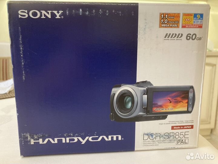 Sony handycam dcr-sr85e