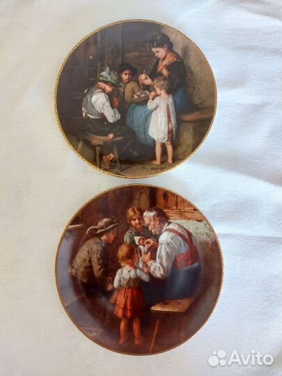 Настенные коллекционные тарелки 6шт